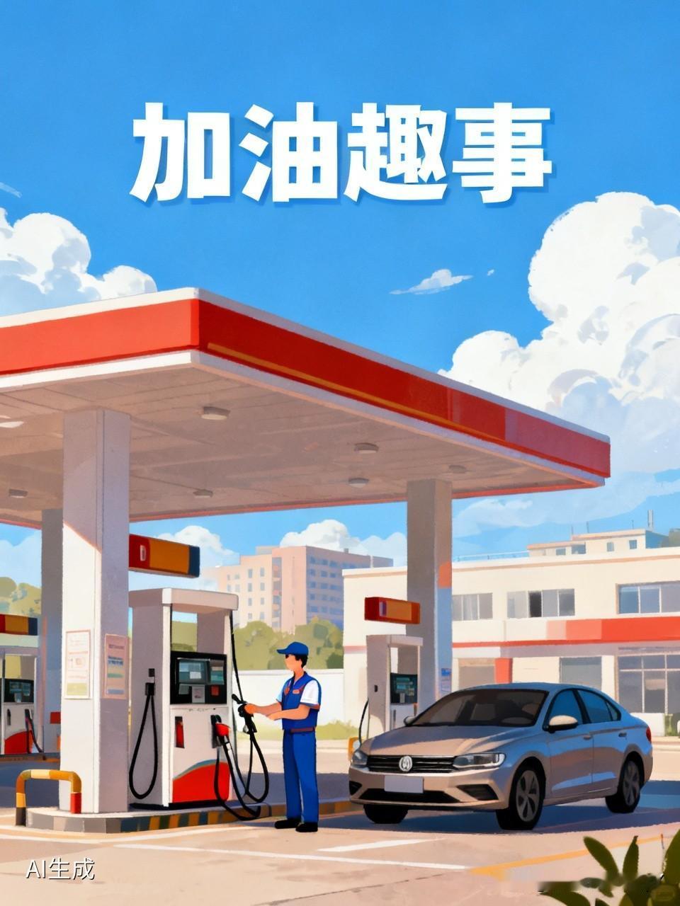今天，有个小伙子到加油站加油。加油站的大姐询问他加多少油。
小伙子有些不好意思，