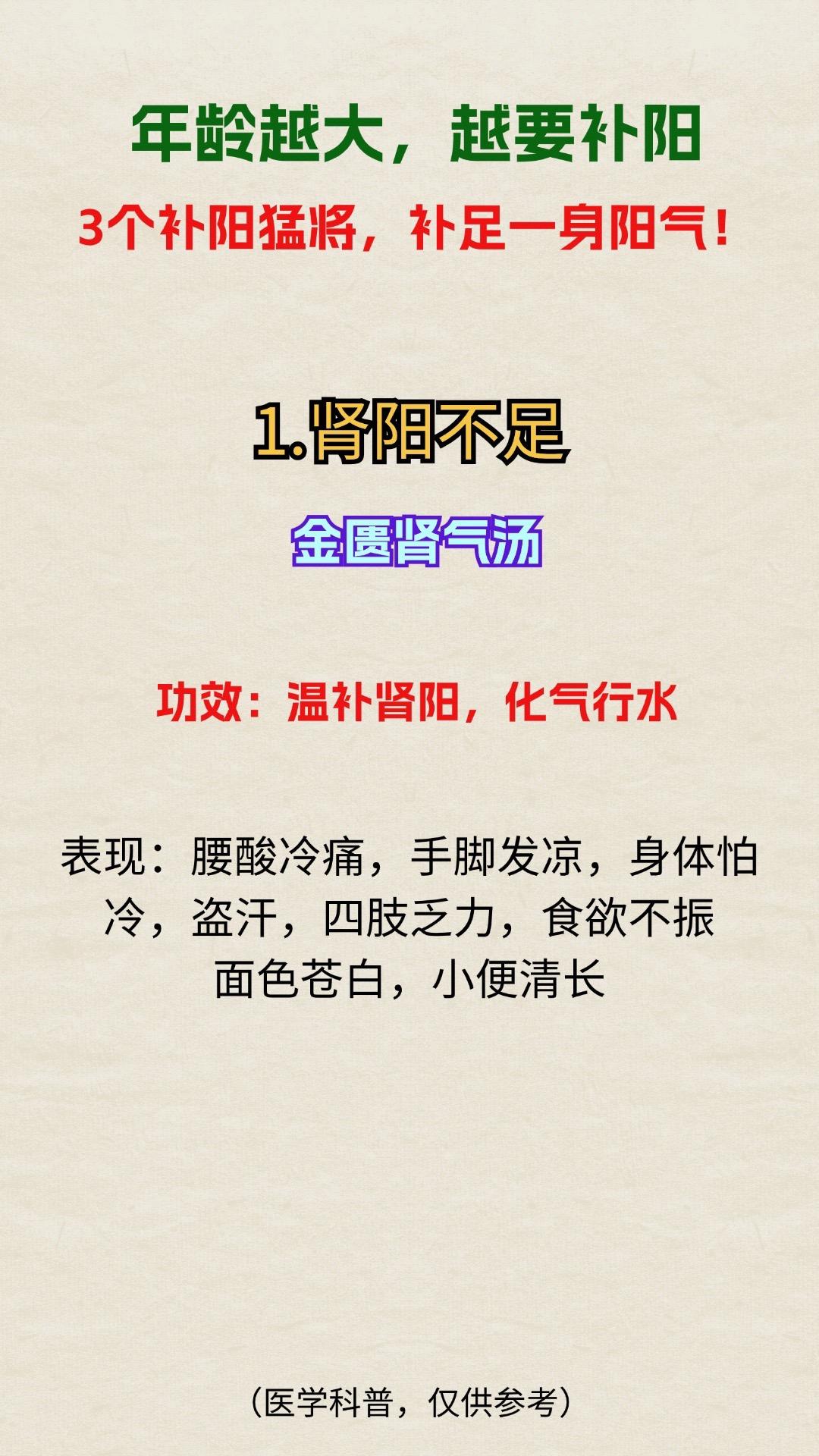 三个补阳猛将，你一定要知道！#中医 #中医养生 #医学科普 #养生