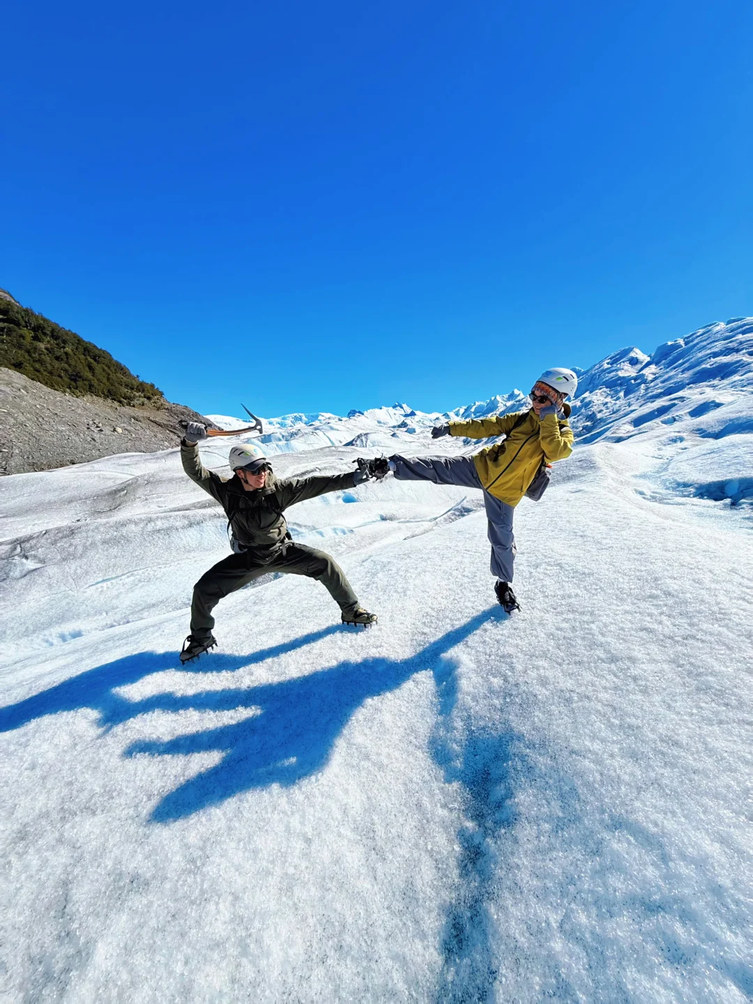 在阿根廷莫雷诺冰川当了一天显眼包😃
