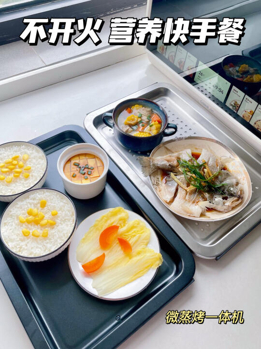 被宝妈种草的微蒸烤一体机，第一时间用上了