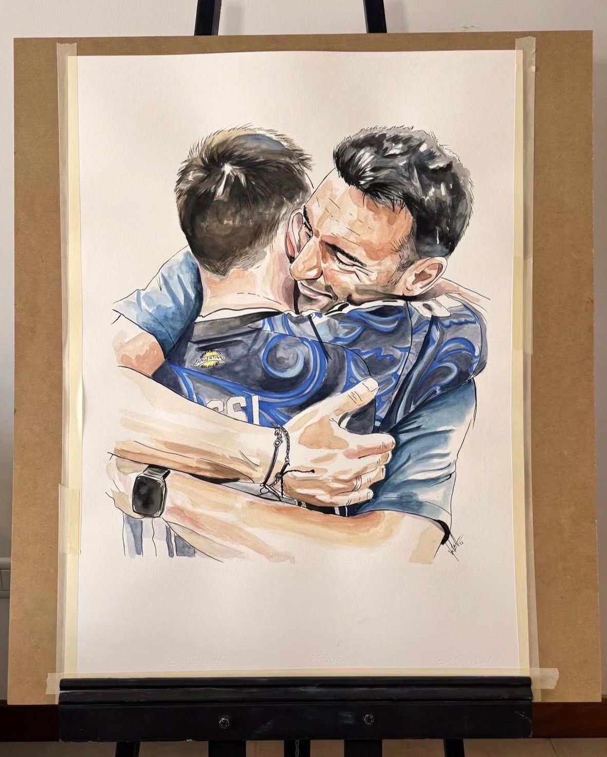 梅西和斯卡洛尼🎨阿根廷长文告别世界杯