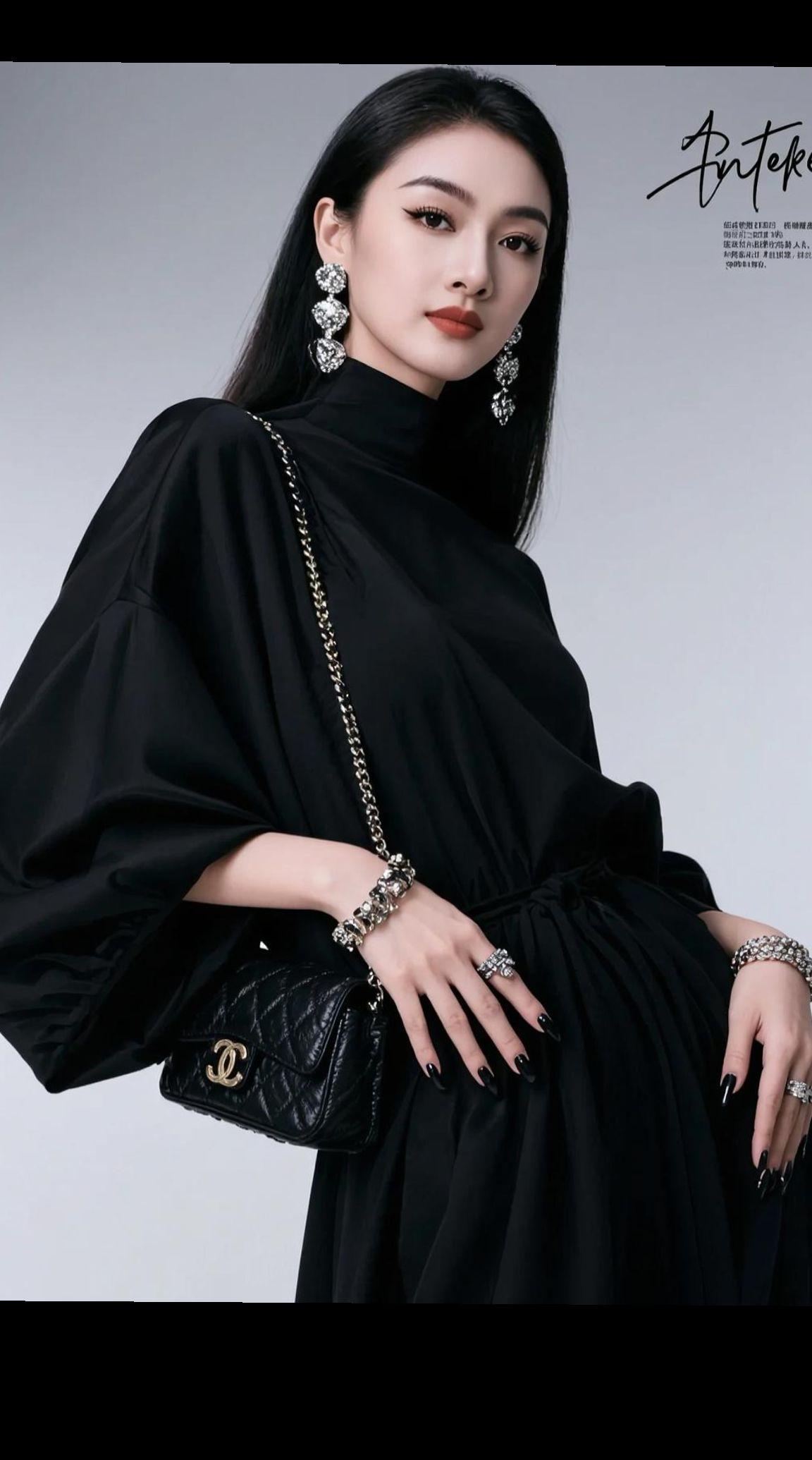 AI暗黑风写真 随变ai随便玩 时尚大片 气场全开 优雅永不过时