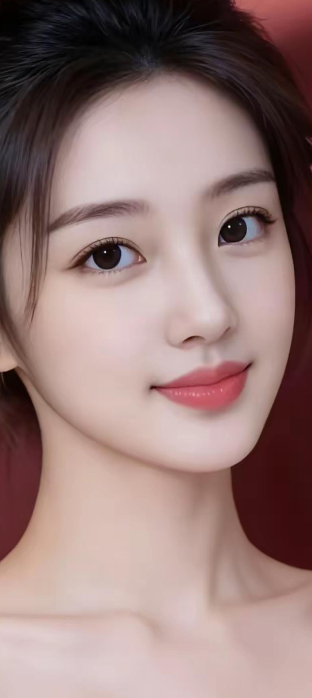 甜美笑容，温柔眼眸，元气满满的一天！🌟✨