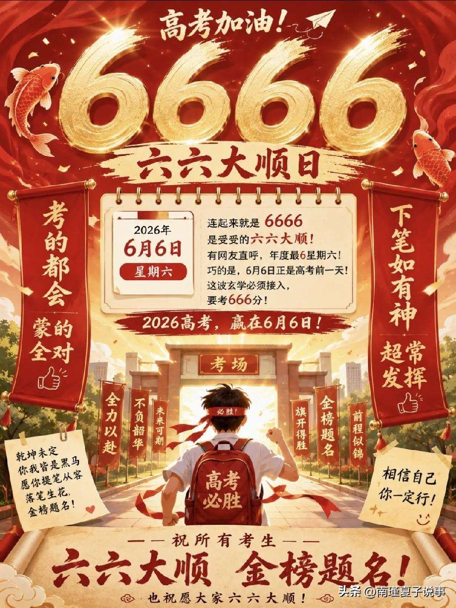 距离2026年高考只剩最后3天。

按照往年惯例，这个时候，朋友圈该刷屏“高考加