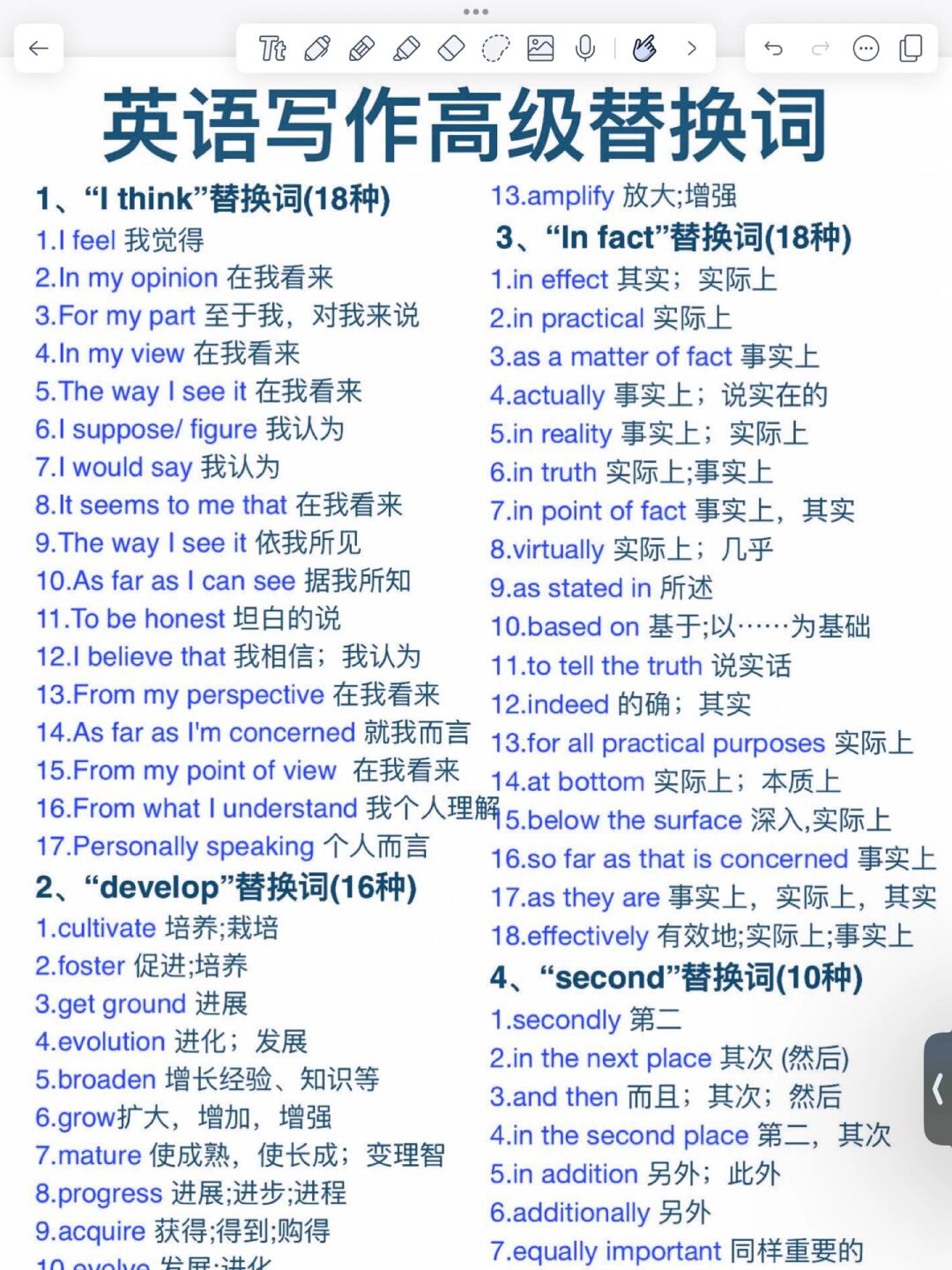 别再用“I think”了！拜托换换这些高级词吧！