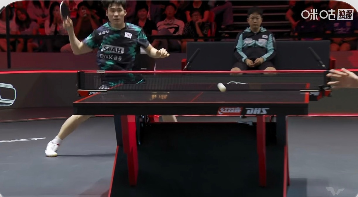 王楚钦1-0张禹珍 