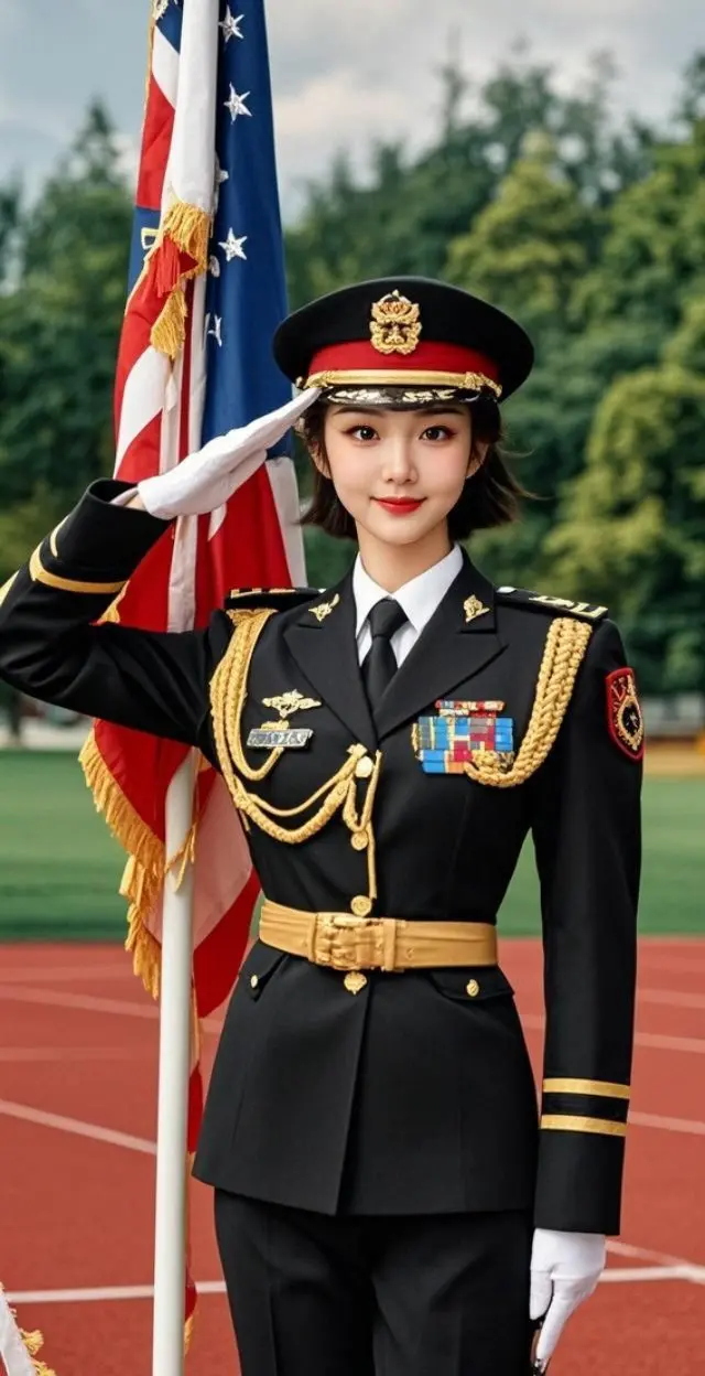 AI护旗英姿