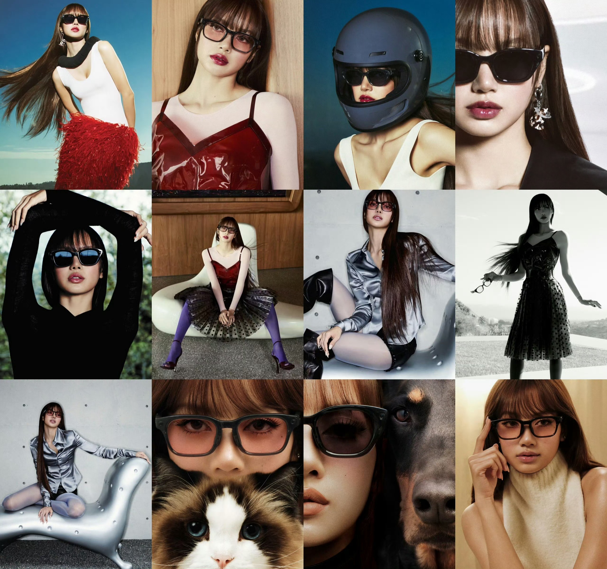 表现力太强了·母版W magazine·LISA✖️Meta Glasses ​