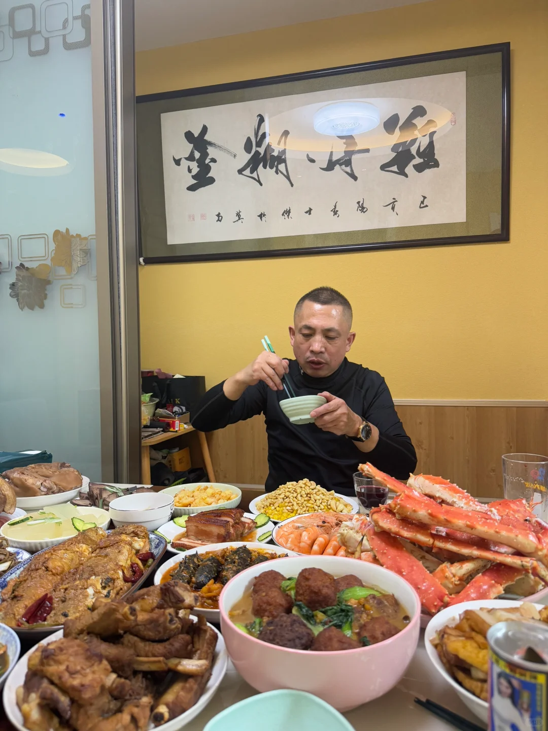 东北家庭18个菜的年夜饭