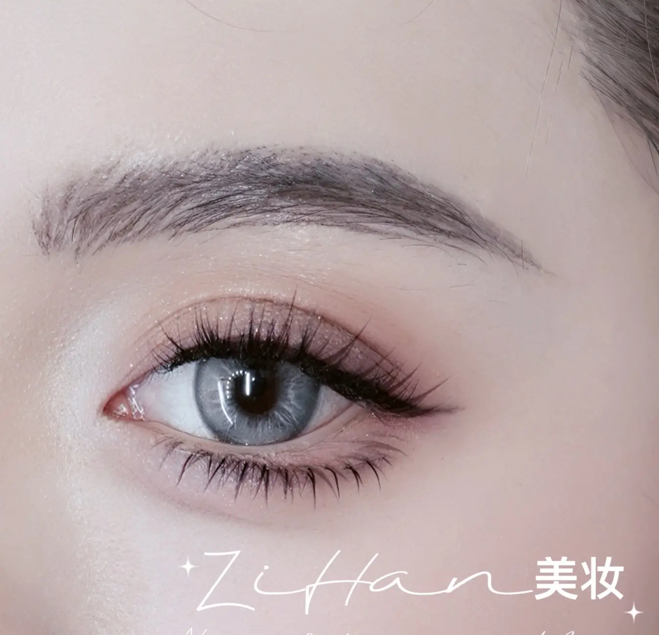 凸眼，包眼角，打开。