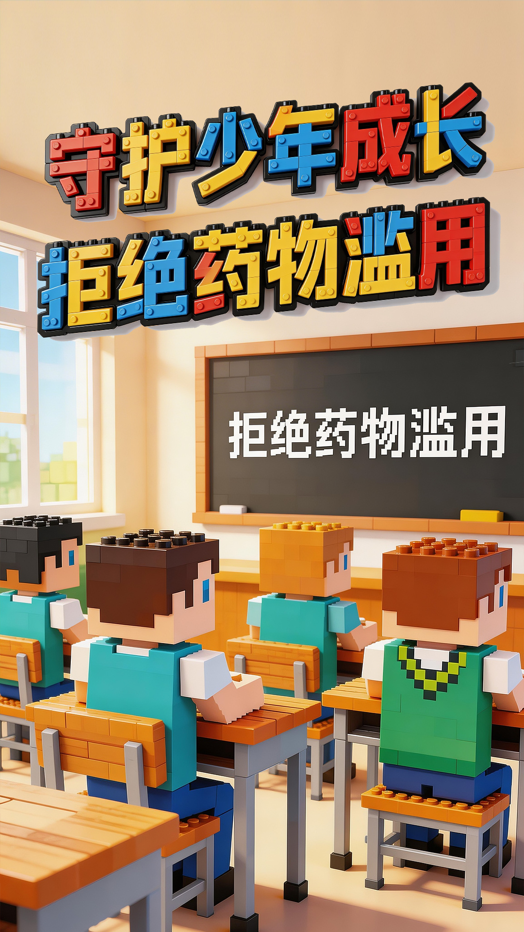反洗钱禁毒宣传--《守护少年成长，拒绝药物滥用》 