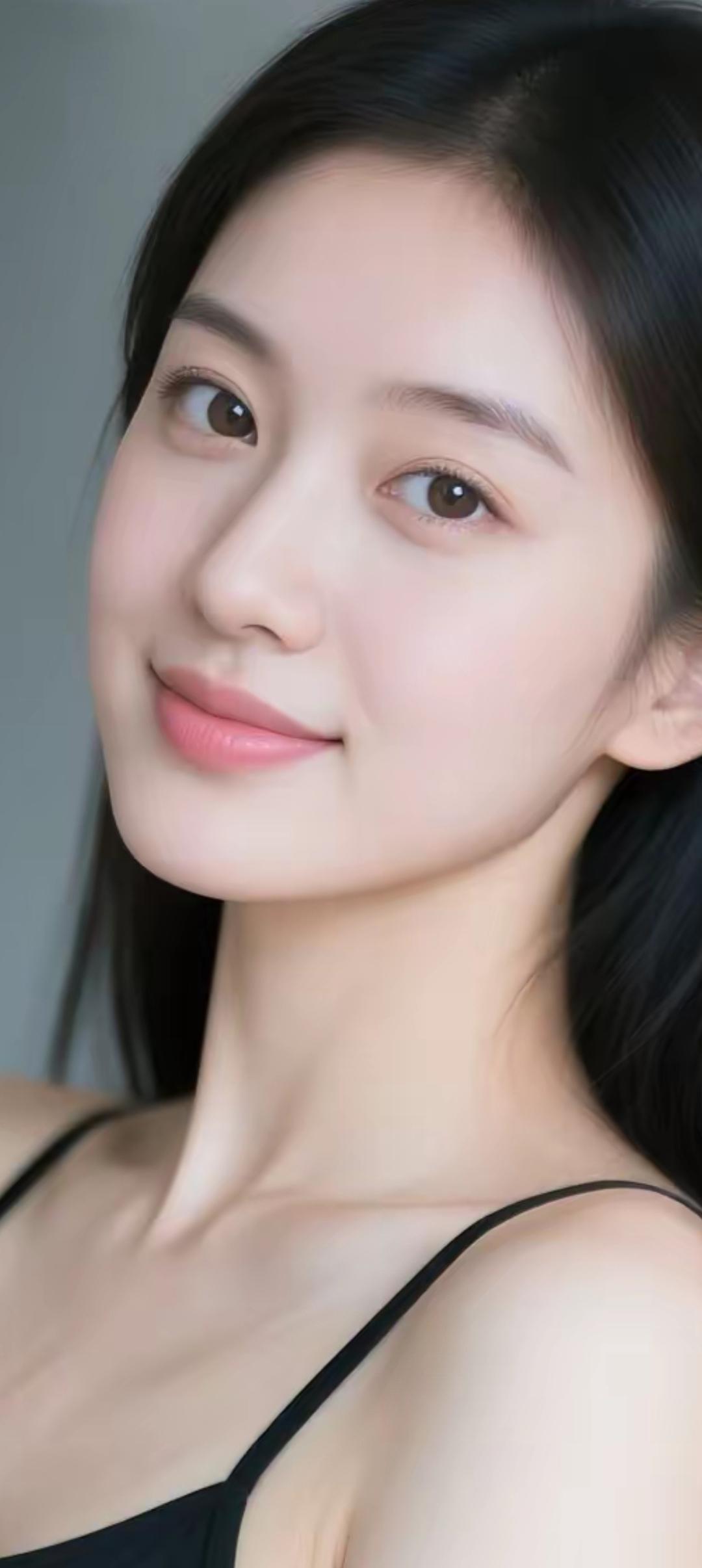 甜美笑容，自然清新，元气满满的一天！🌞😊