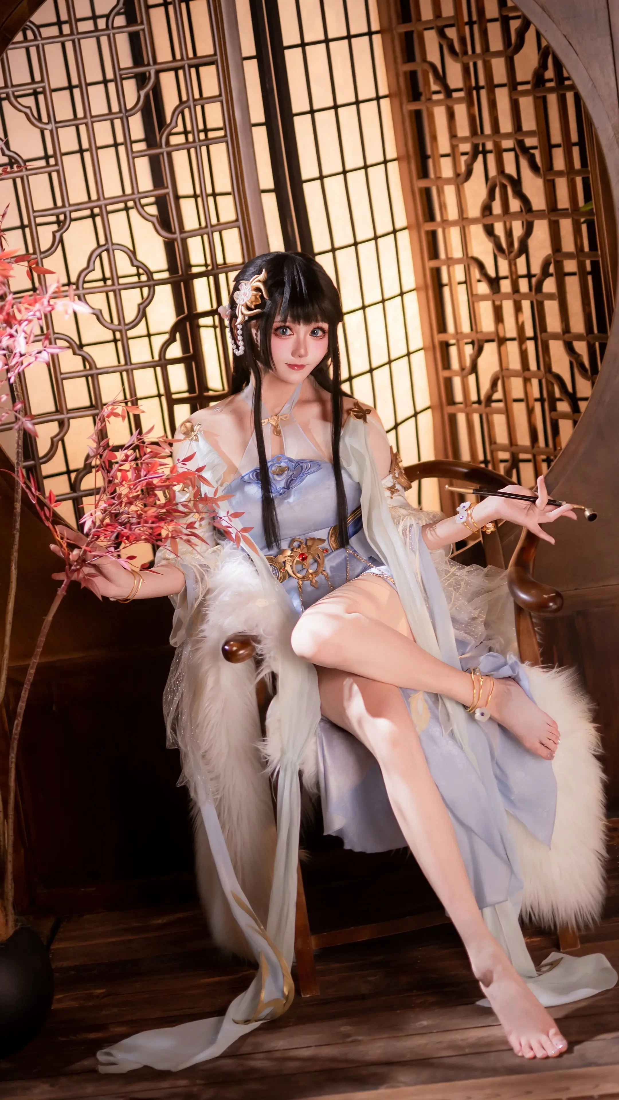 看看殷紫萍应该喊______？