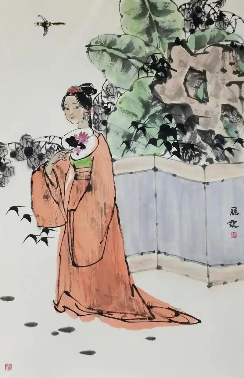 上联：豪门雅院藏佳丽
下联：[比心]

网络图片/诚谢侵删