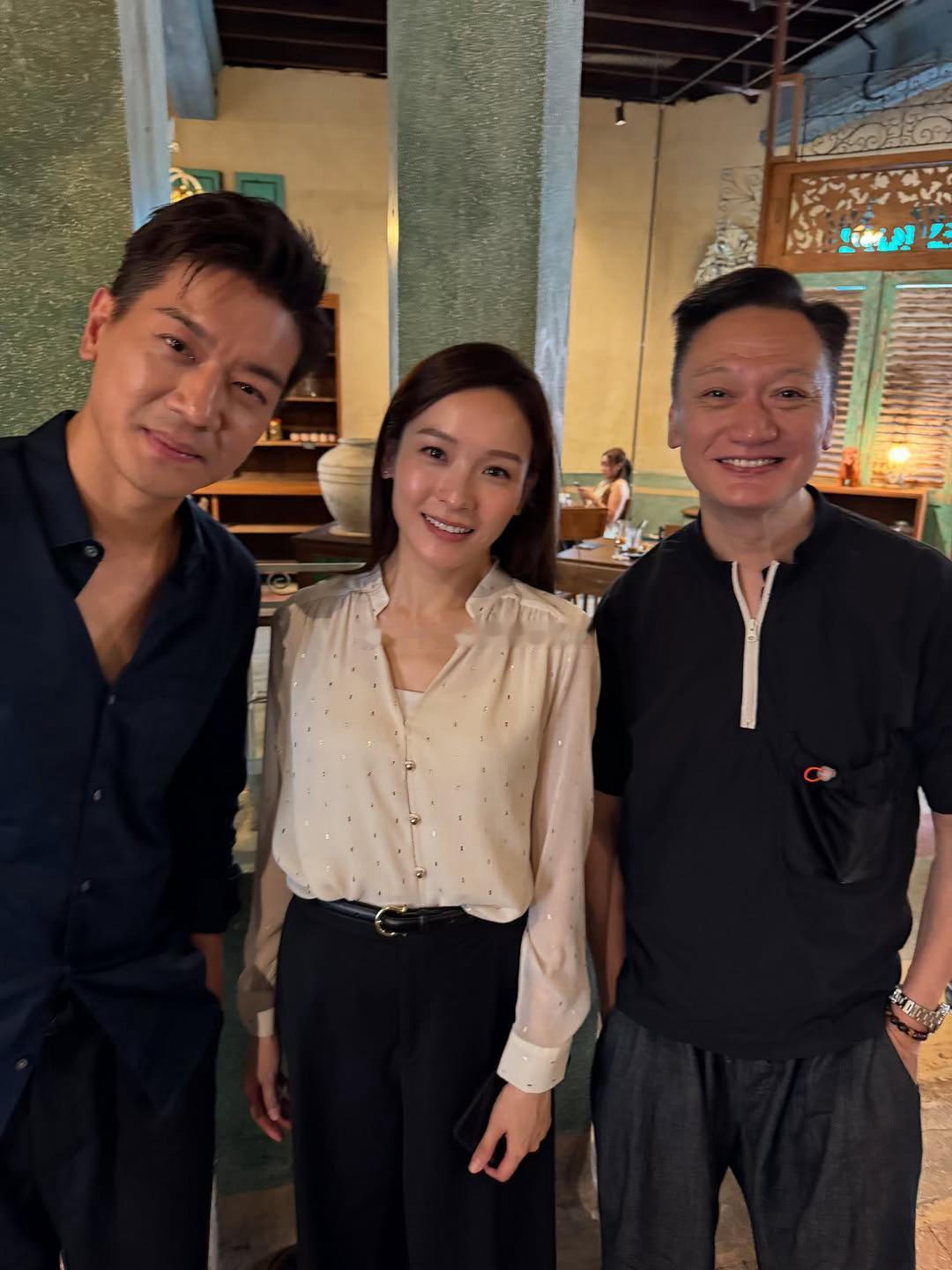李佳芯和黎诺懿在马来西亚拍戏 陶大宇去探班 ​​​