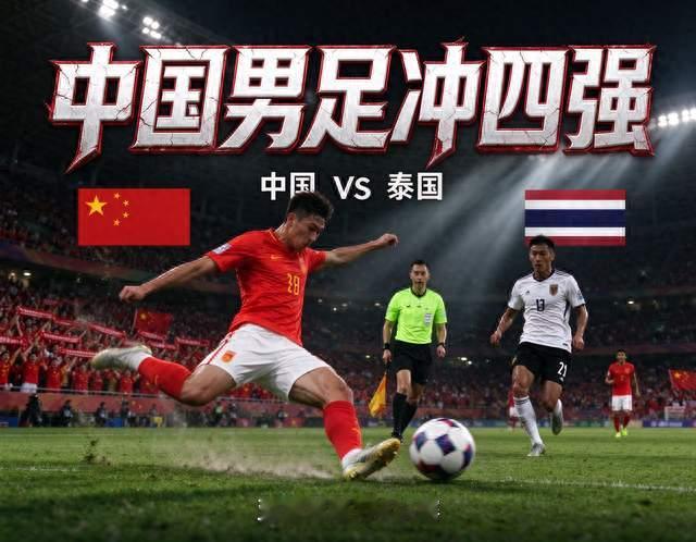 中国男足冲四强，英格兰西班牙硬碰硬