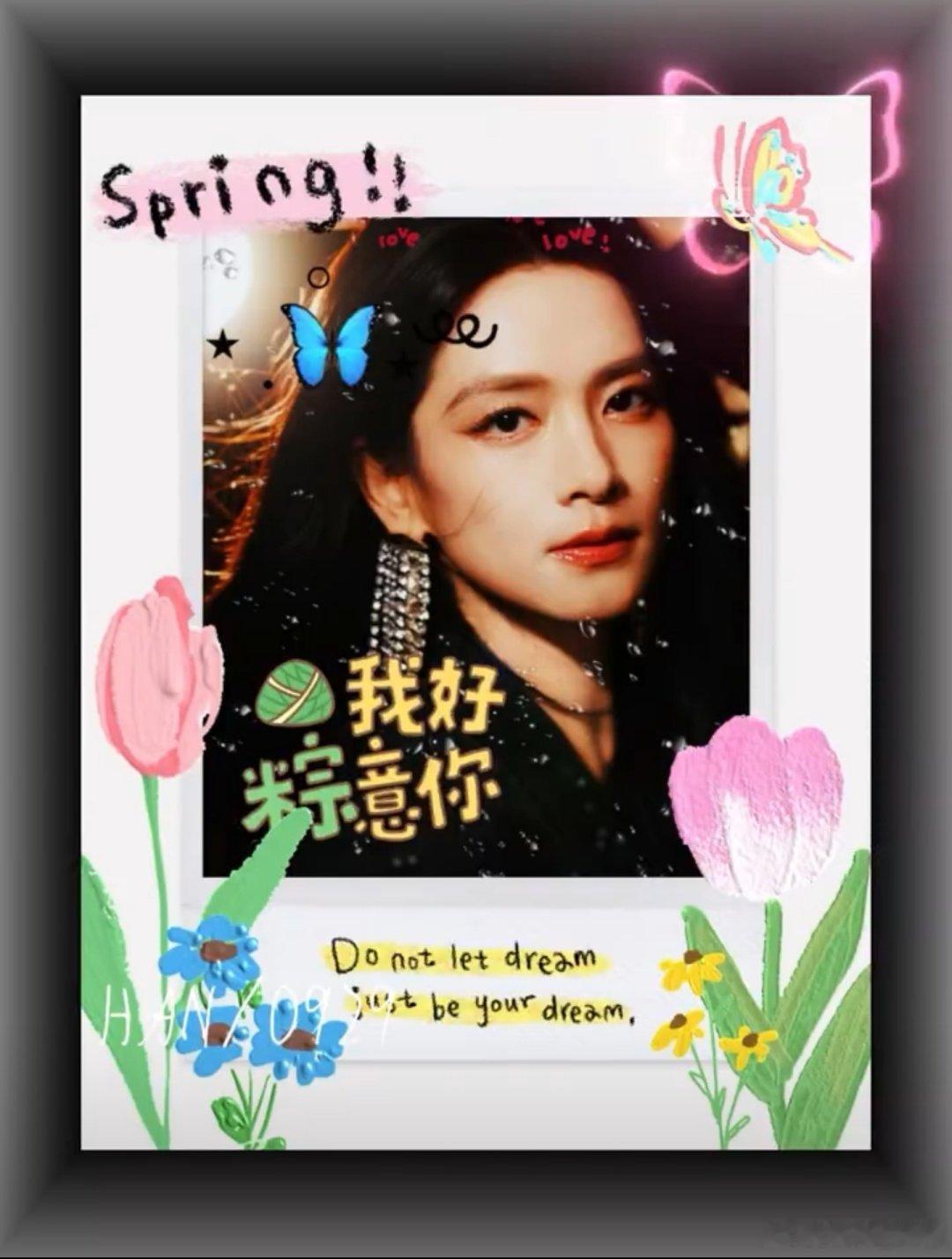 陈昊宇端午节 花开半夏，雨落成诗，端午已至，愿你安康。