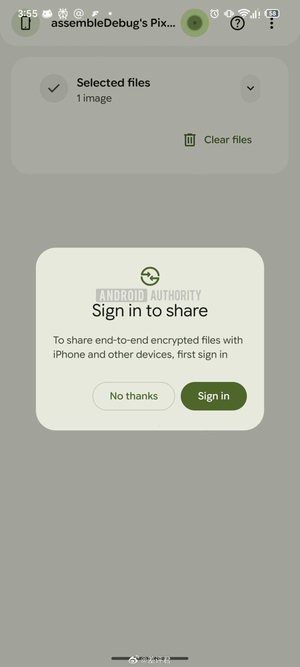 #差评说数码# 谷歌也开始给 iOS 开发类似 AirDrop 的互传功能了，感