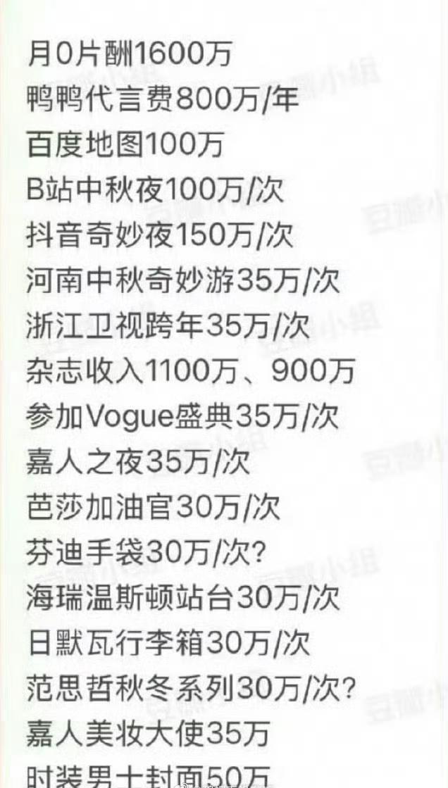 看了鞠婧炜的收入列表，真是惊呆了，赚钱好容易！
其实也有一点不理解，既然赚钱都这