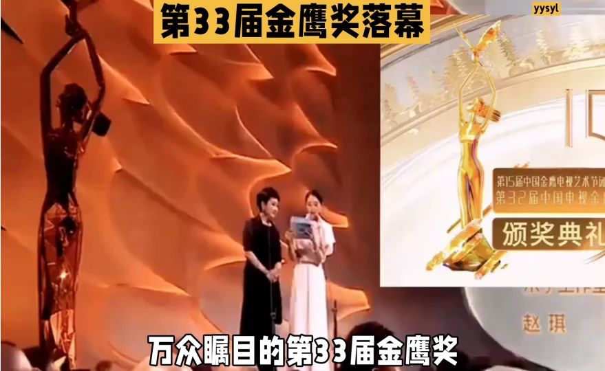 第33届金鹰奖颁奖典礼落幕，看懂奖项背后的残酷真相🏆🎉