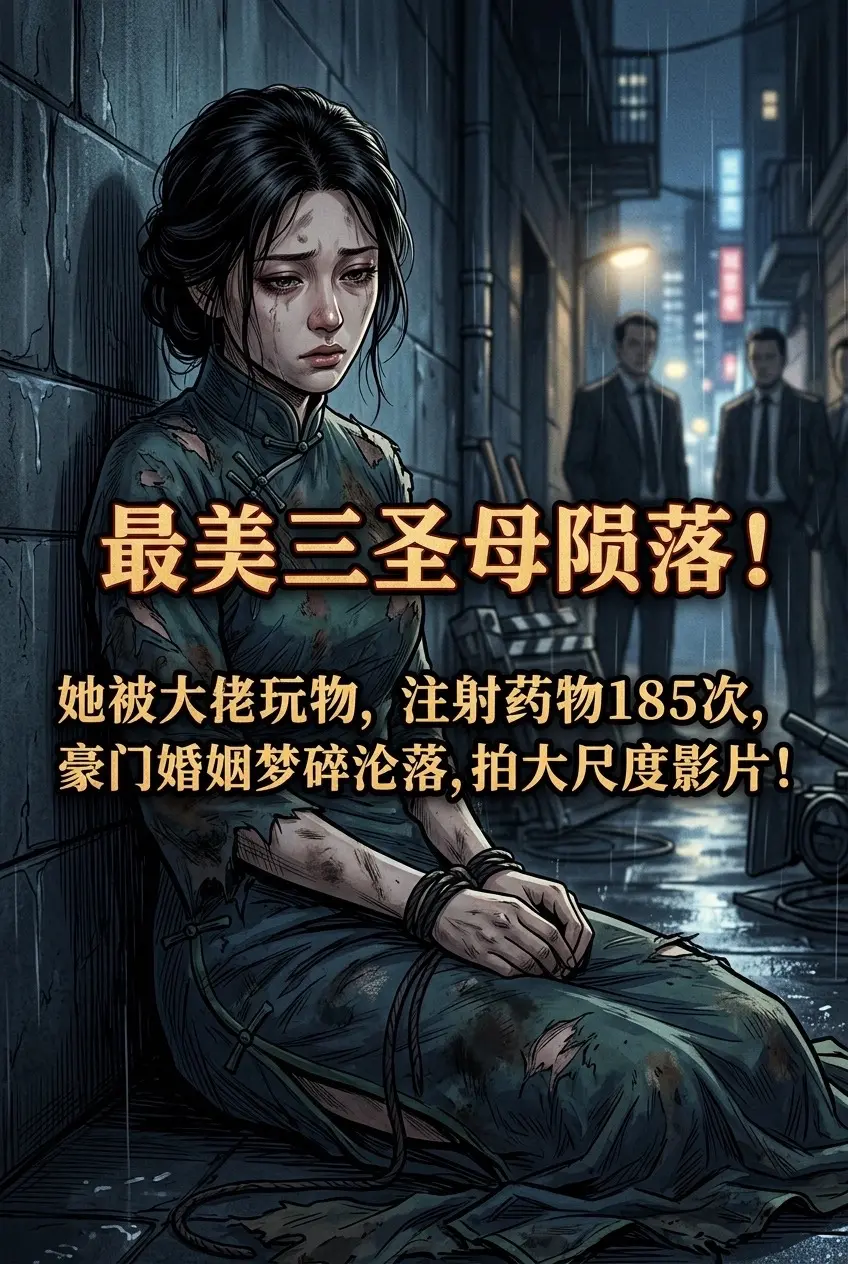 最美三圣母陨落!她被大佬操纵当玩物，注射。药物185次，豪门婚姻梦碎沦...