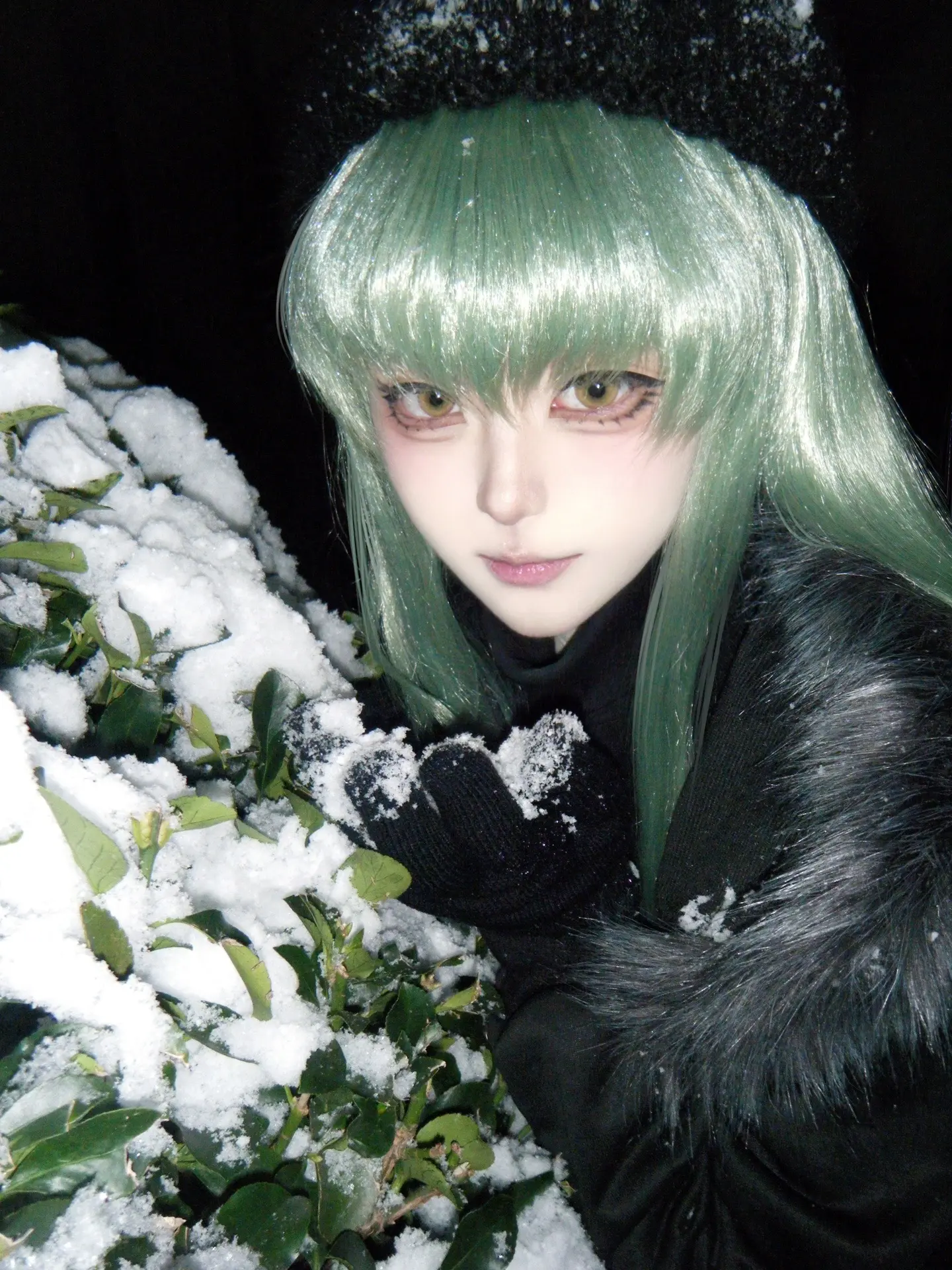 ❄️。