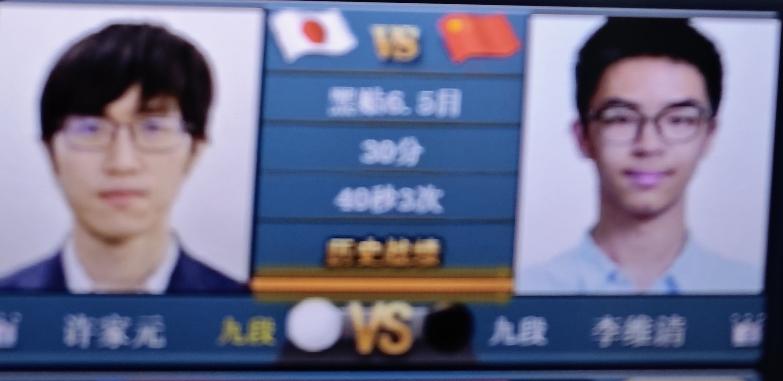 国手山脉杯围棋半决赛
          李维清～许家元
    现在下至20手