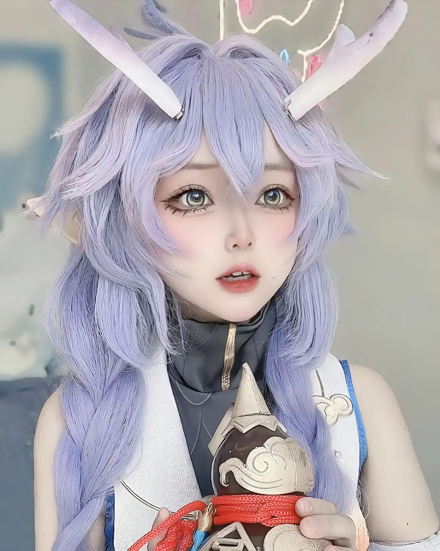cos 萌妹 清纯甜美 星穹之旅 白露