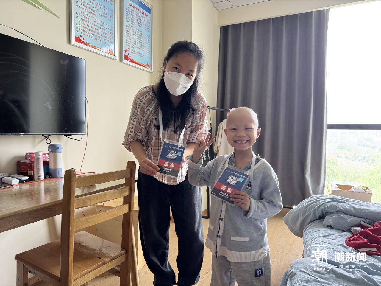 全场上万名观众高喊“瑞瑞加油”！抗肿瘤小勇士的“吴越杯”圆梦