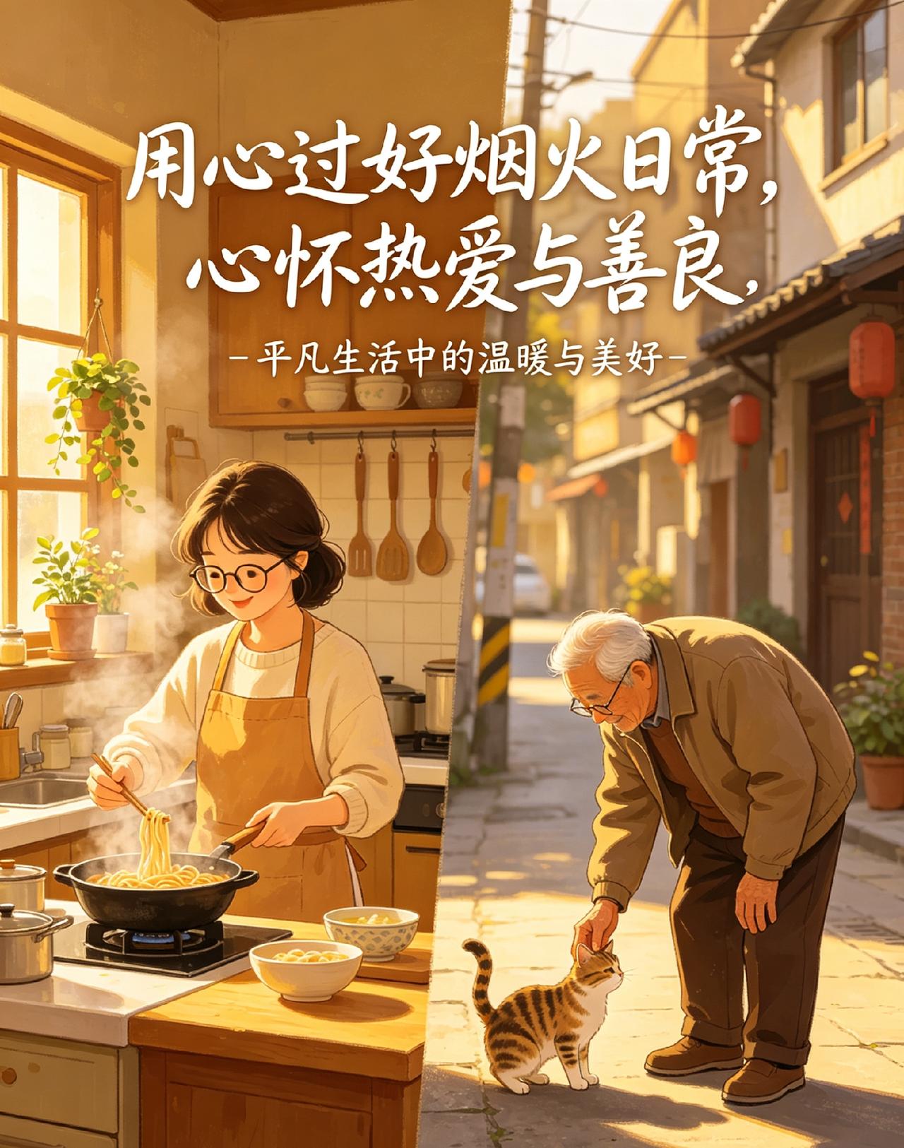 用心过好烟火日常，心怀热爱与善良，便是人生最好的意义。
你觉得人生怎样过才有意义