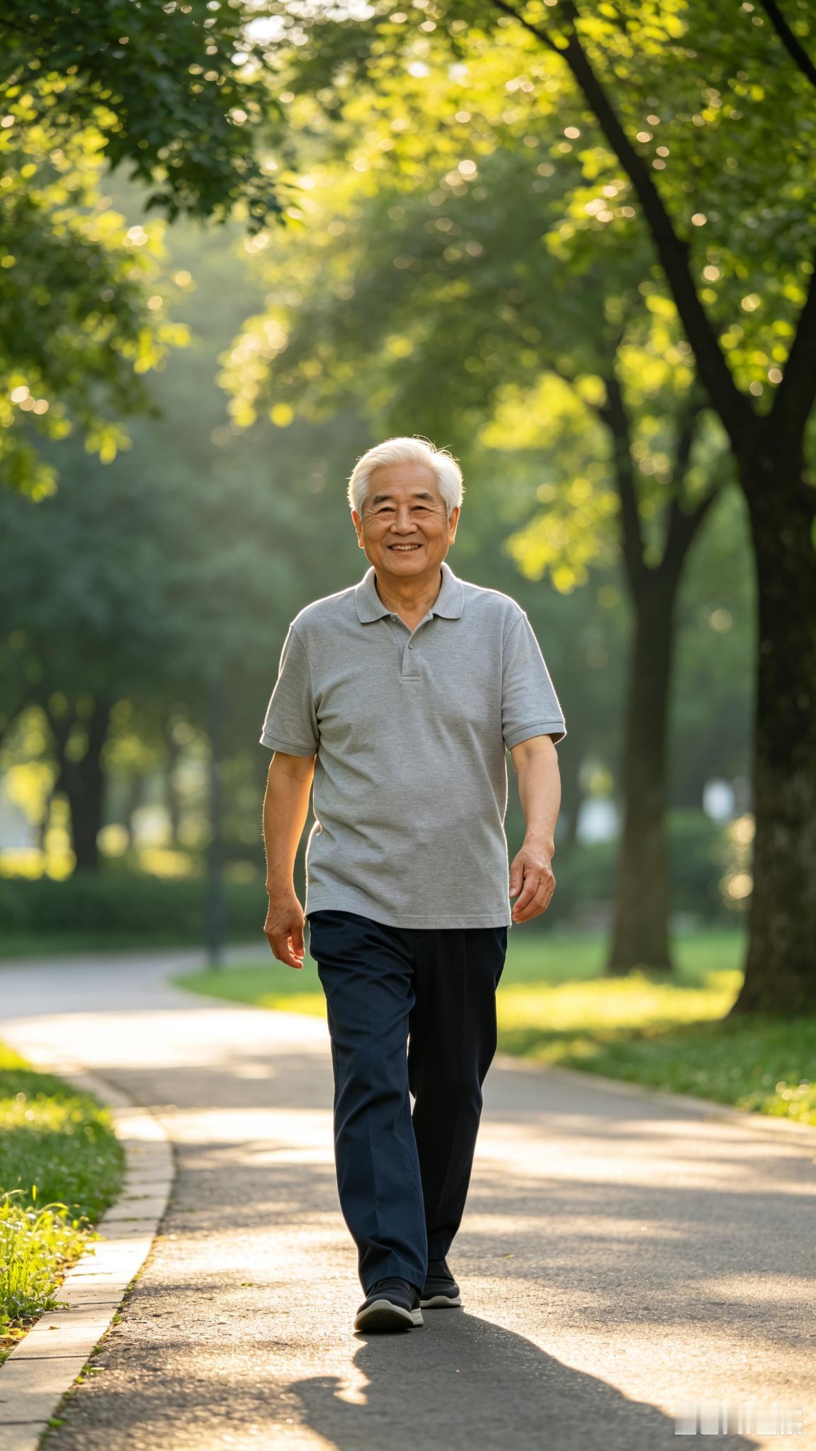 很多65岁左右的中老年朋友，想要锻炼身体，纠结该慢跑，还是坚持散步。
 
慢跑强