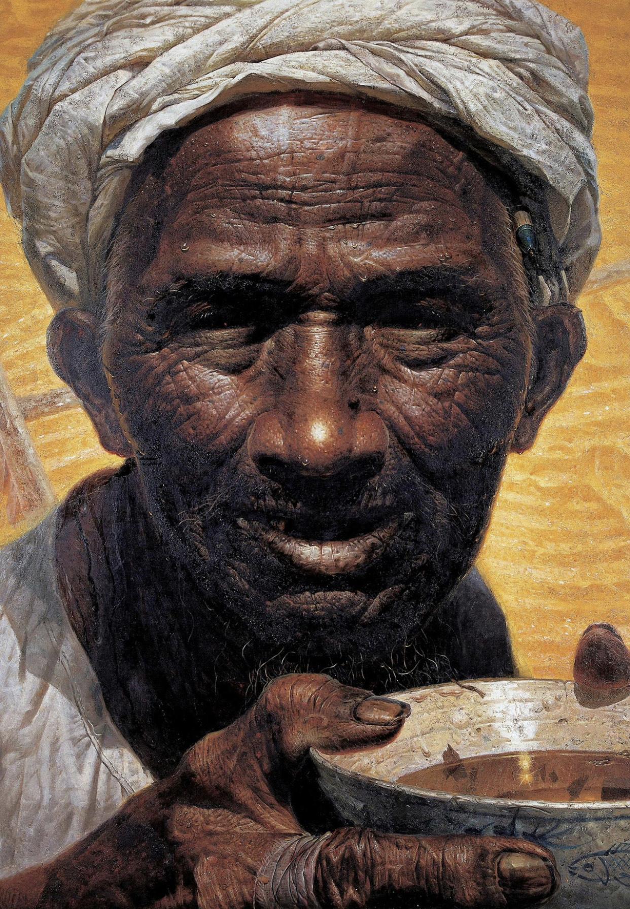 著名油画作品《父亲》的作者，四川美院的罗中立院长，在去欧洲进修两年后，回到国内又