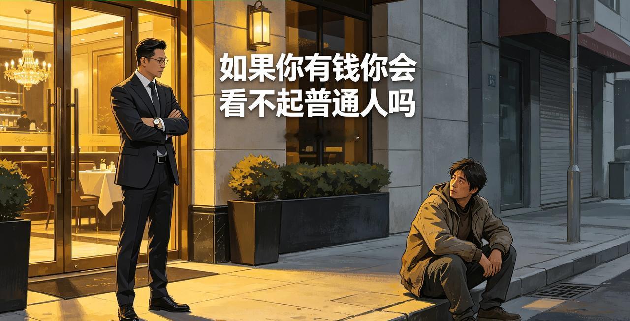如果你有钱你会看不起普通人吗