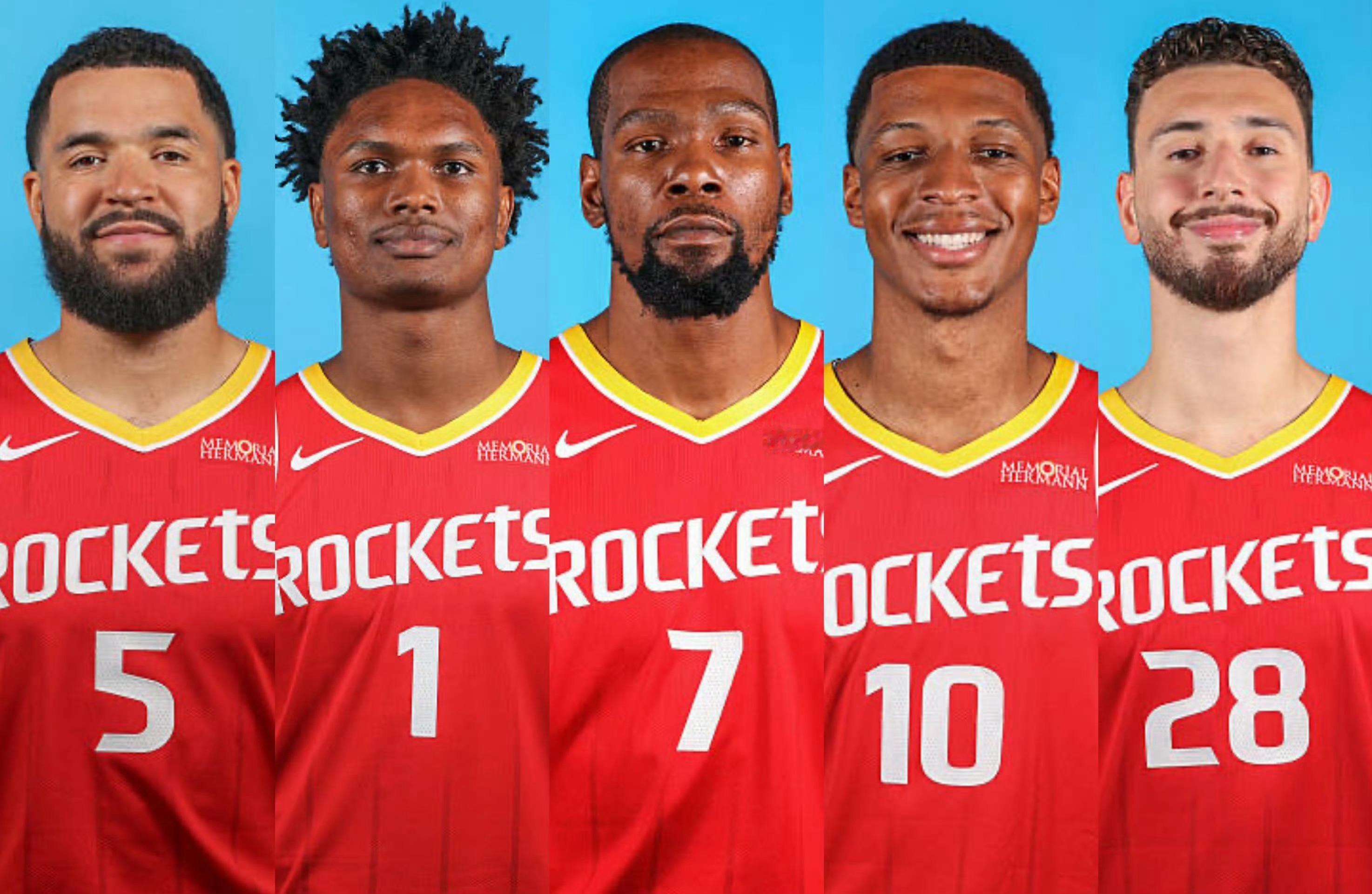 火箭vs独行侠 双方首发出炉🔥范乔丹！阿门！杜兰特！小贾！申京！2026NBA