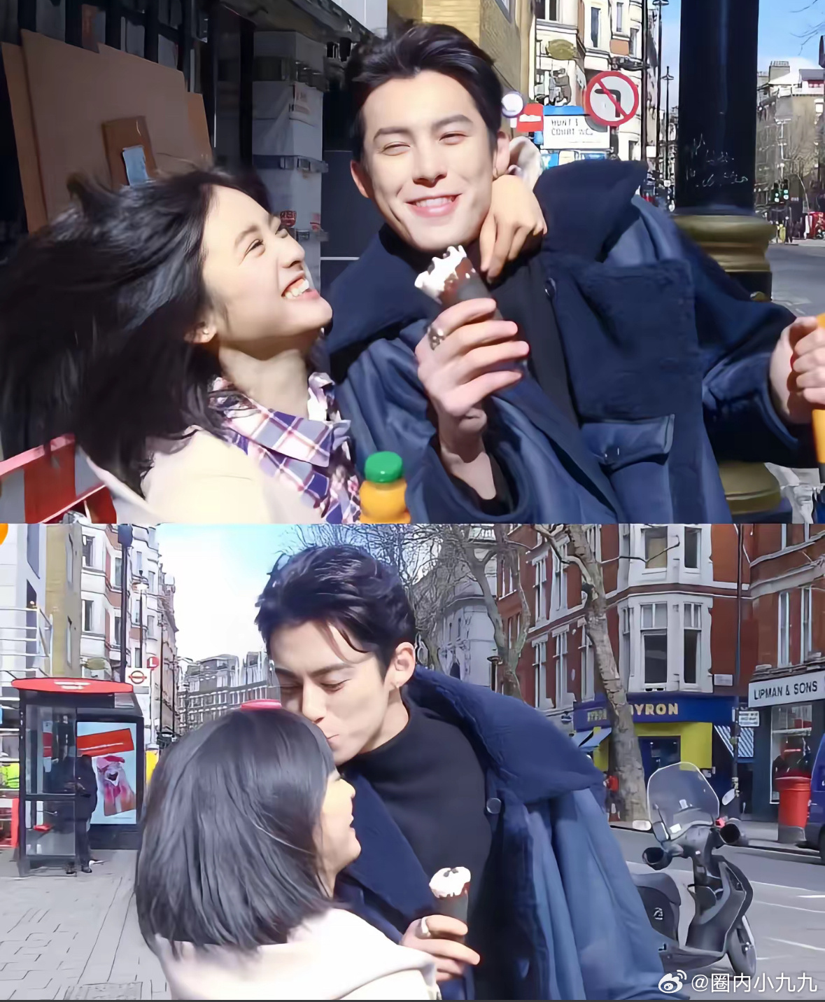 就这个棣月系爽！从18岁新人到29岁顶流，同框即自带磁场，眼神藏不住的好吧！导演