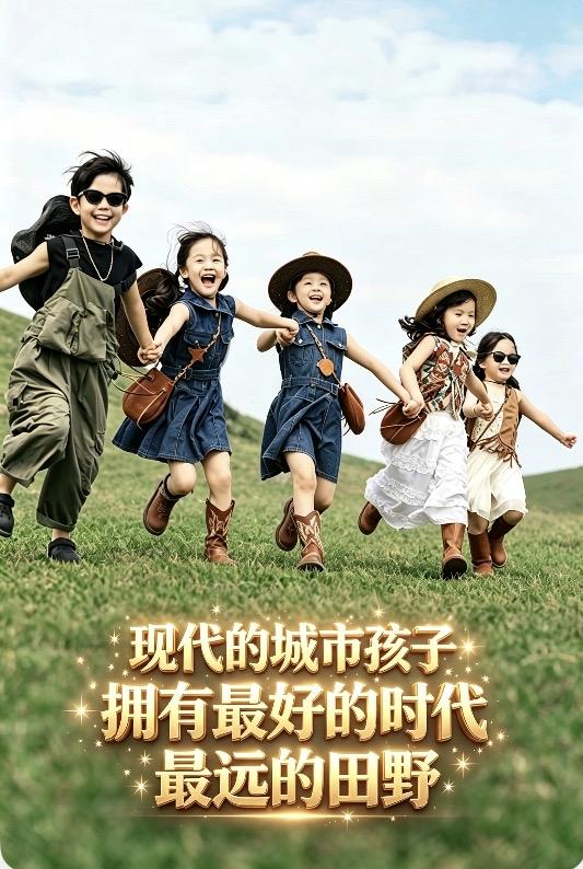 现代的城市孩子，
拥有最好的时代，最远的田野

现代的城市孩子拥有满屋的玩具，