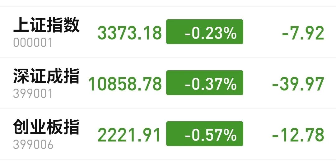 基金：这个指标决定今天动不动手
今天市场低开，三大指数都是低开，创业板指开盘下跌