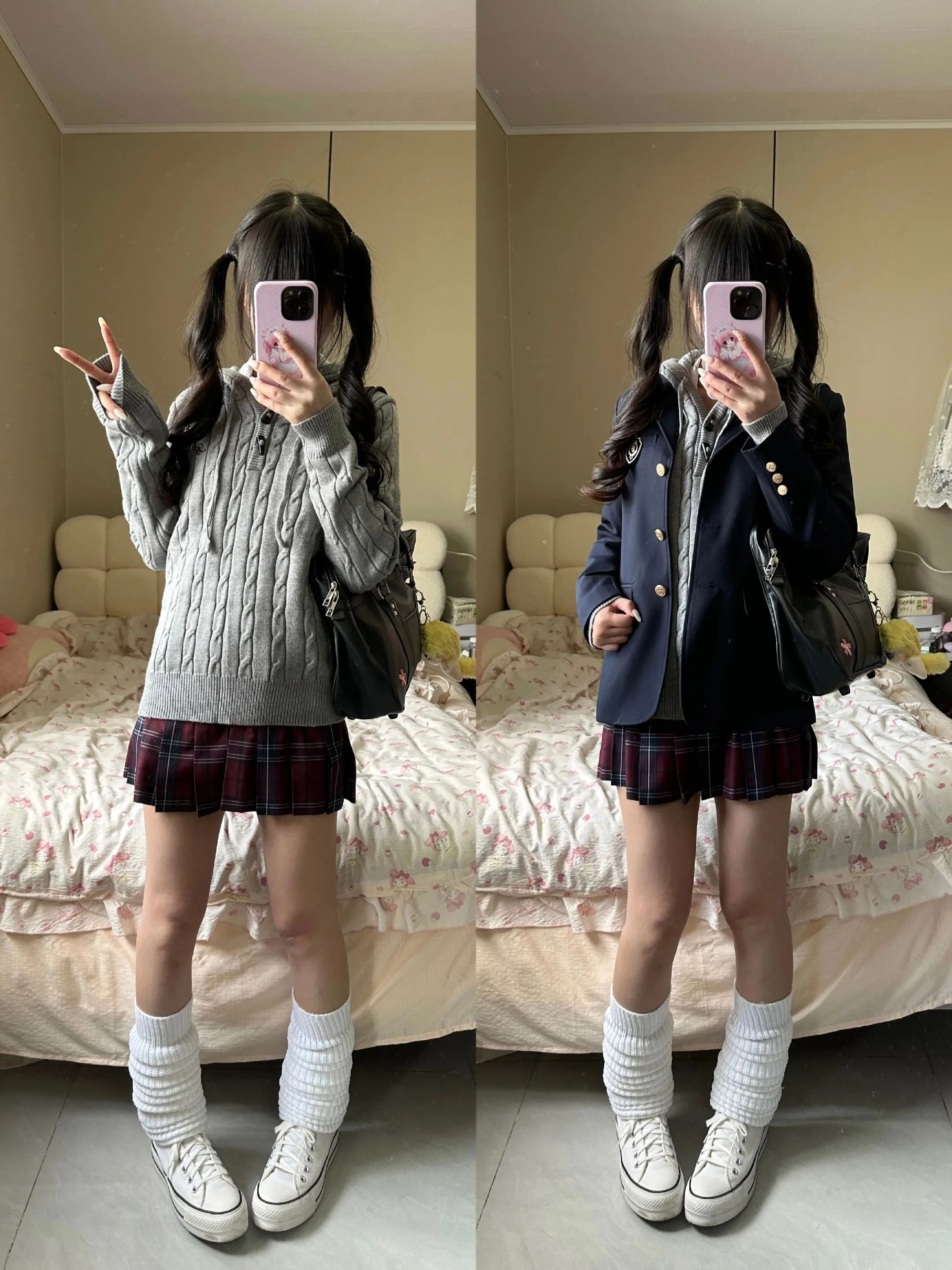 西服还是大衣。