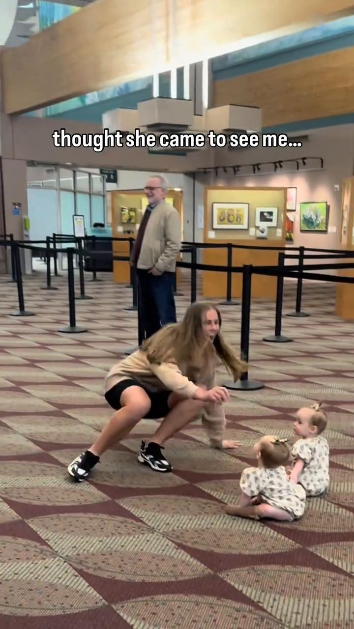 thought she came to see me...