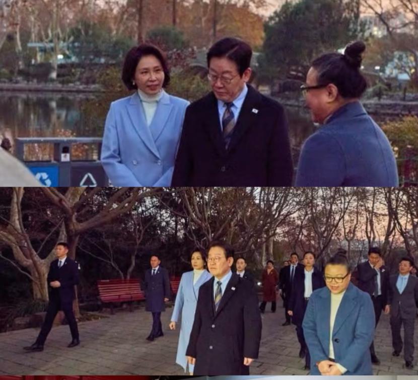 共同的记忆
李在明夫妇走进鲁迅公园，其实不仅是一次普通的参访，更像是一场跨越时空