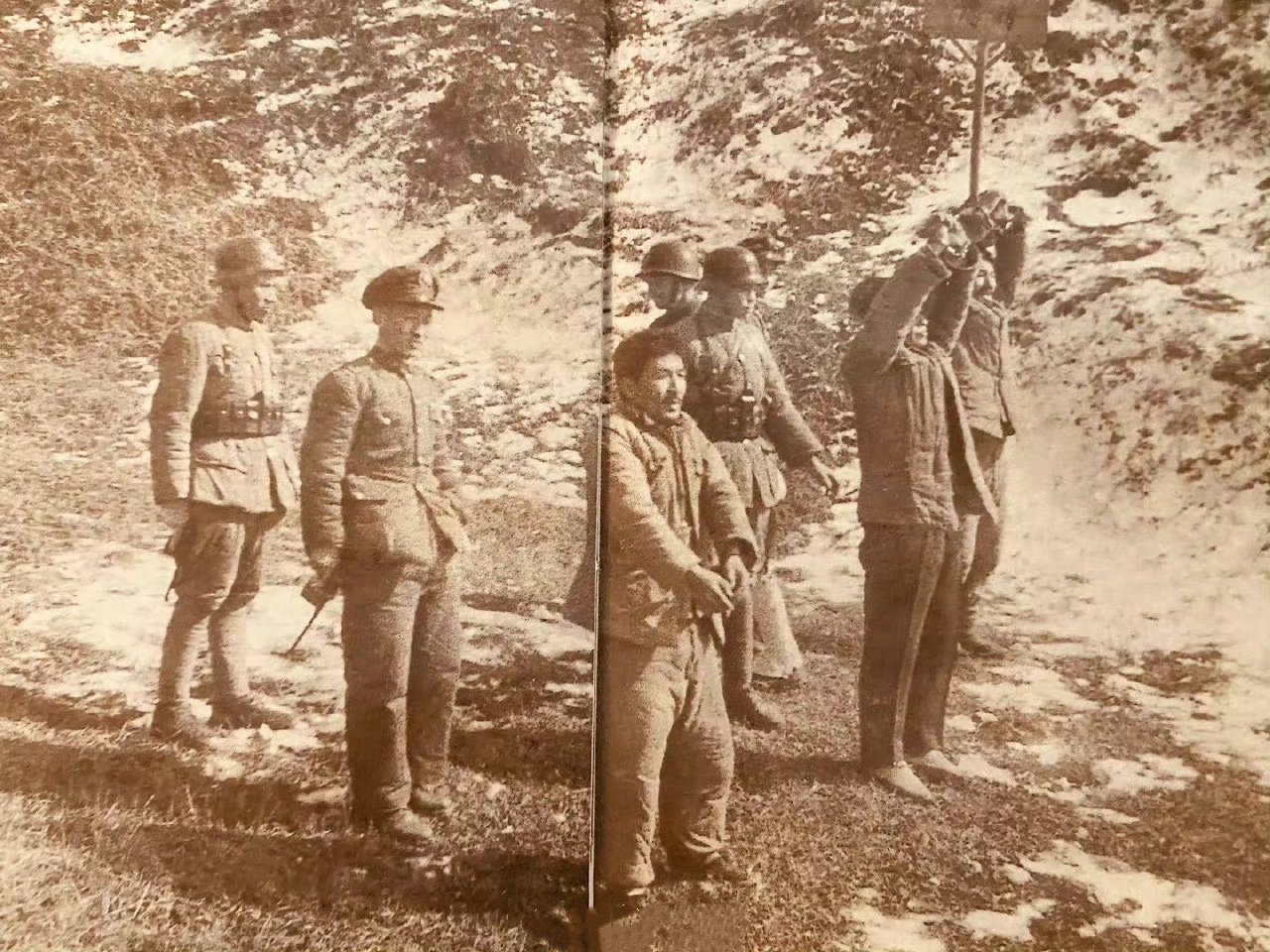 1948年1月28日，“南京大屠杀”中比赛杀人的两位畜生被枪毙。它们是杀了105