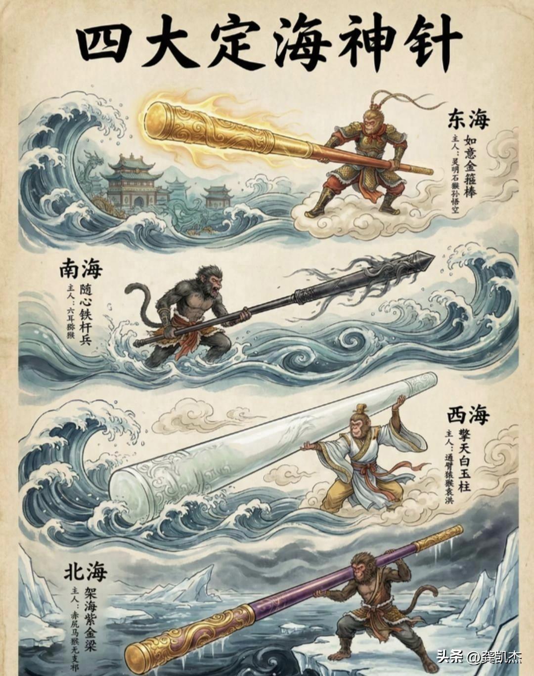 四大定海神针，如意金箍棒最熟悉了。