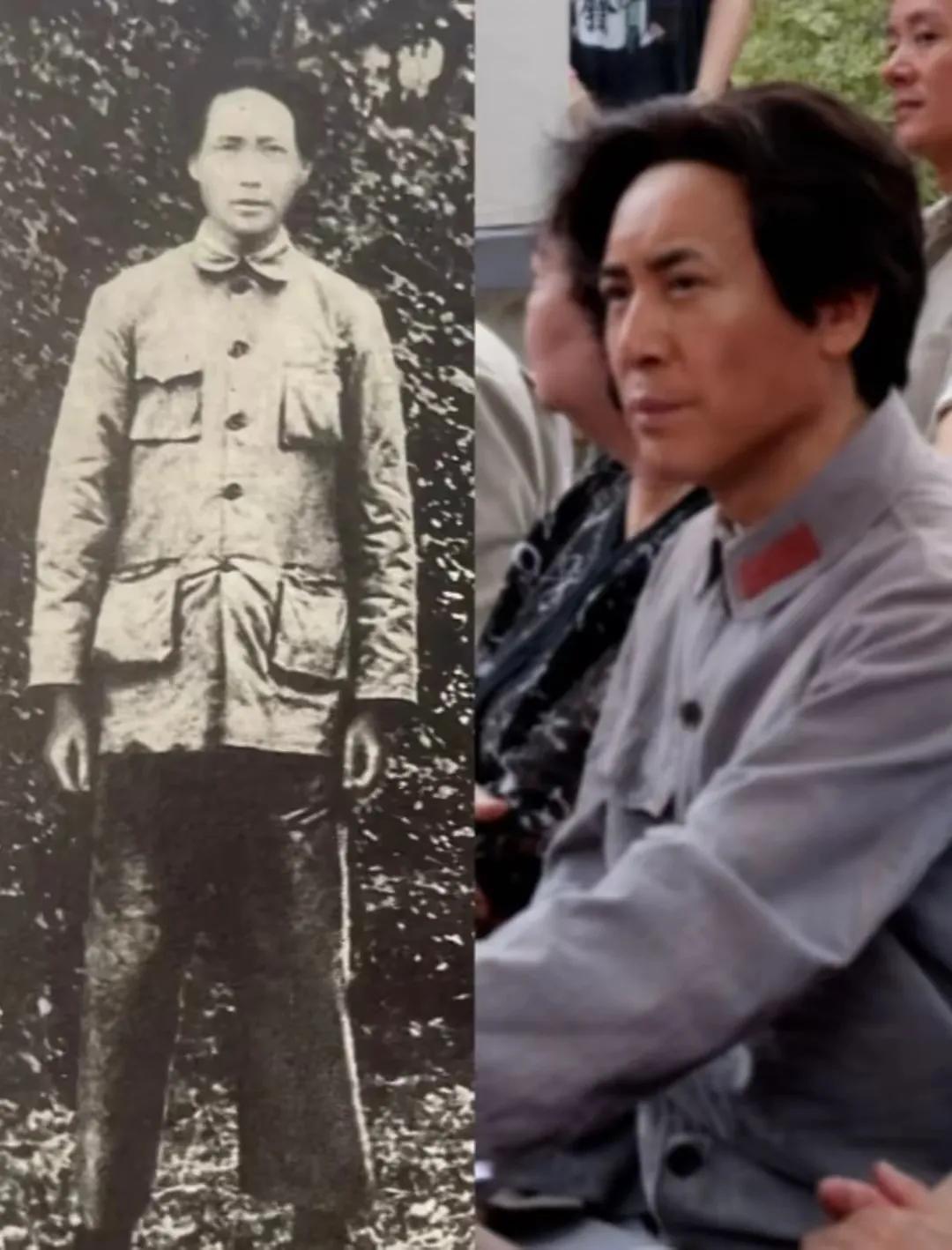 于和伟扮演那段时期的毛主席，还是蛮像的。那时候革命者的生存环境残酷，物质简陋，生