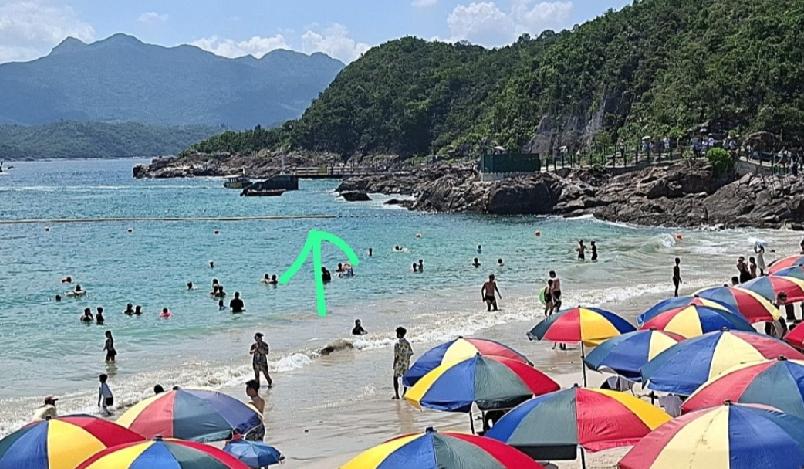 香港西贡厦门湾泳滩，今（11日）中午12时13分，一名姓张（67岁）男子在泳滩游