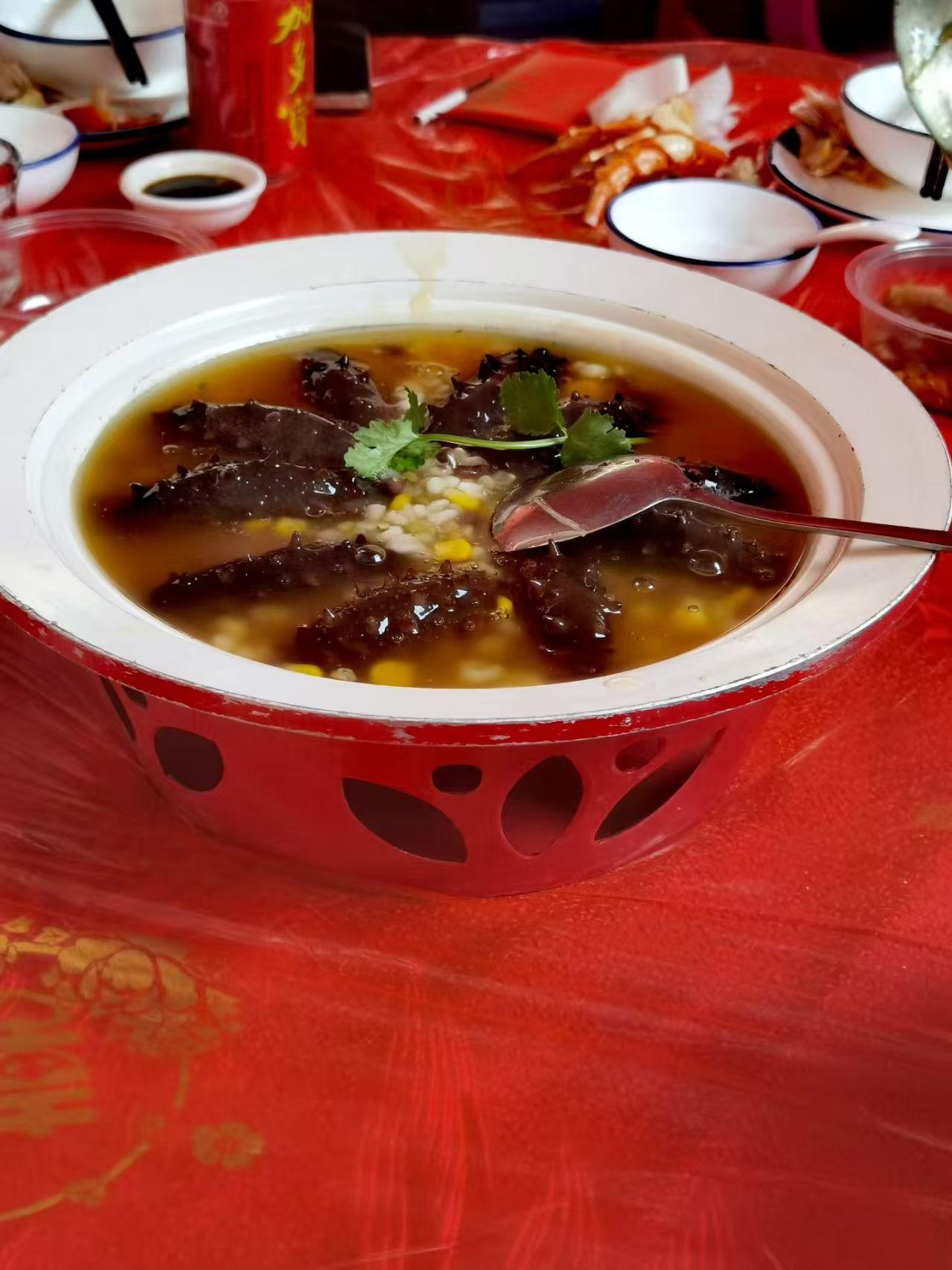 美味的海鲜粥，鲜美的味道，快来尝一尝！🍲🐙🐟