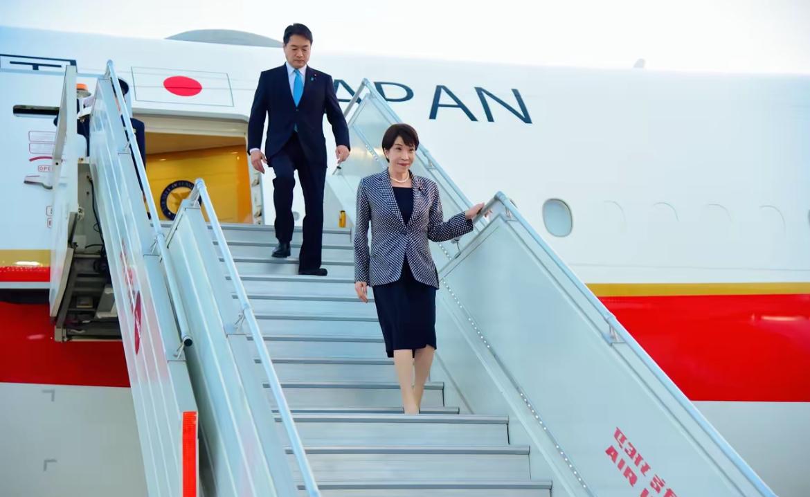 昨天（7月1日）阿三终于把日本盼来了，高市早苗抵达新德里，这一次出访的目的便是进