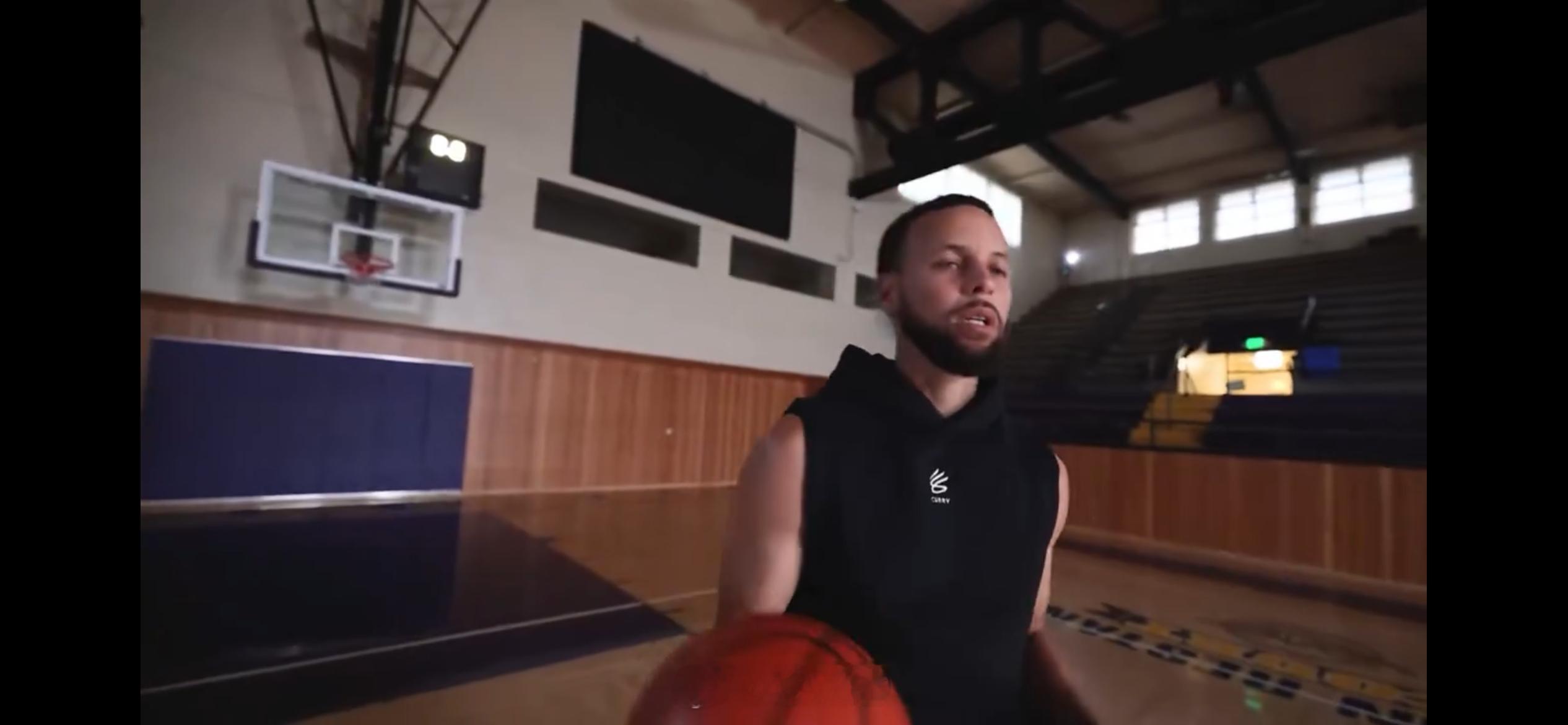 库里说他现在去打高中篮球比赛的话一场可以拿到50+，他当年在高中最高得分32，大