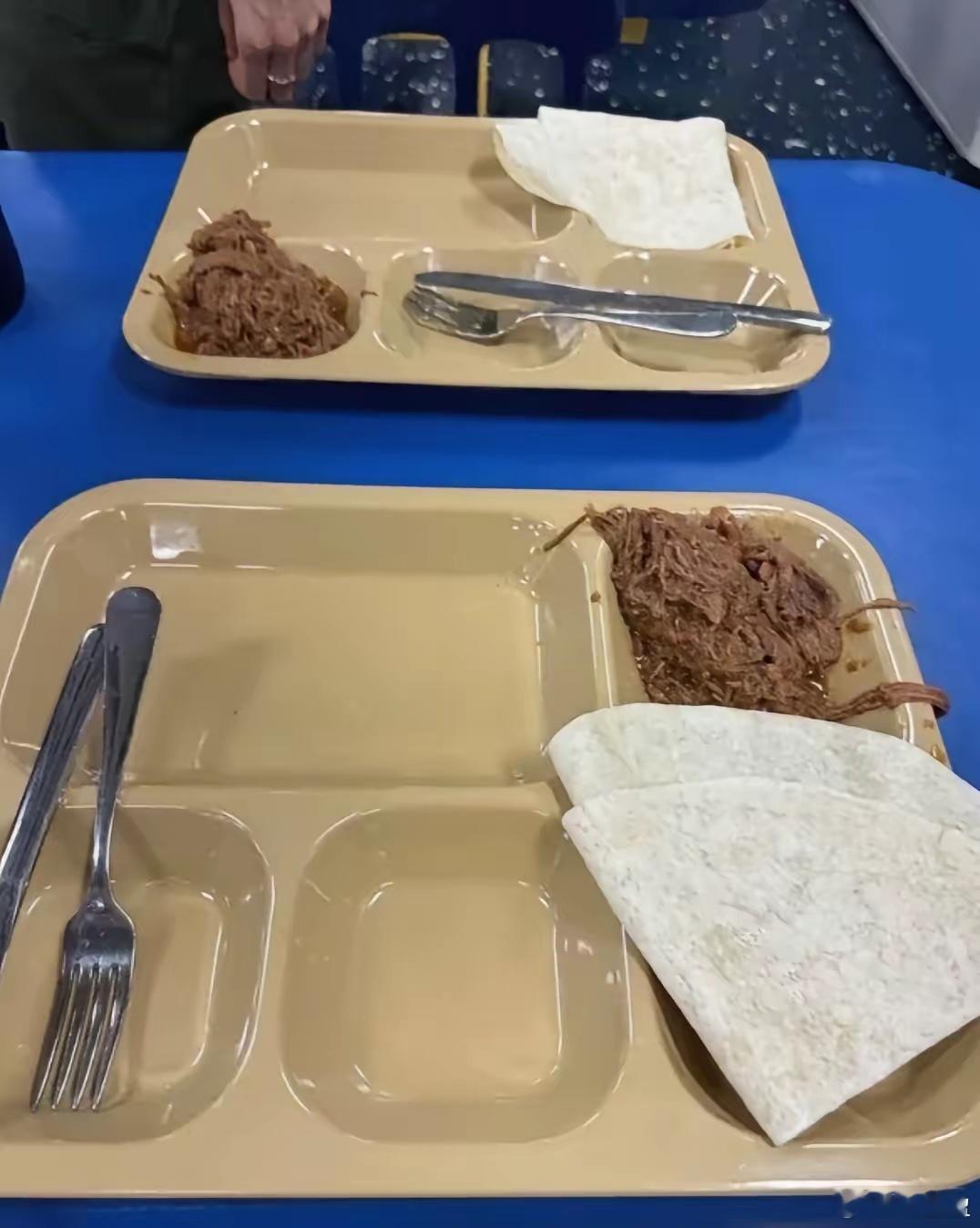 帅化民点评美军林肯号：从公开餐食看，新鲜蔬菜、耐存土豆洋葱都没了，只剩冷冻牛排、