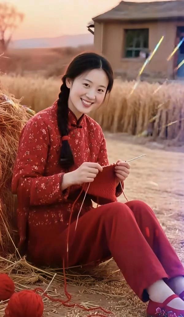 那个年代织毛线，
农村里面很稀罕。
很多妇女不会编，
现在已经不新鲜。