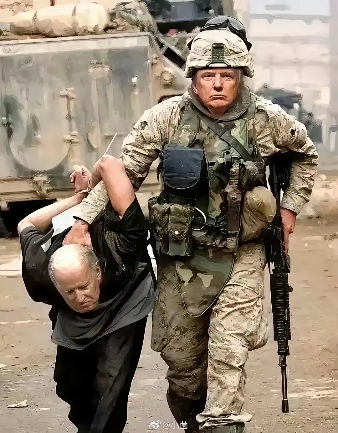 AI真会玩，懂王看到会说：我赢麻了